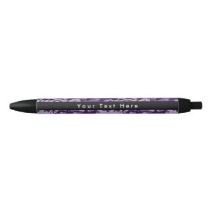 Stylo Noir Camouflage Violet, Camouflage, Militaire, Armée