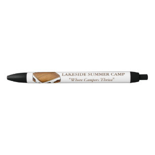 Stylo Noir Camp d'été Toasted S'more Feu de camp Smores Promo