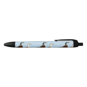Stylo Noir Canards : Appleyard argenté