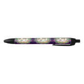 Stylo Noir Canetons et Fleurs (Bas)