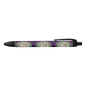 Stylo Noir Canetons et Fleurs (Haut)