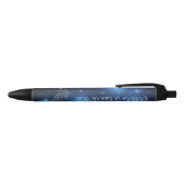 Stylo Noir Capricorne transparent (Haut)