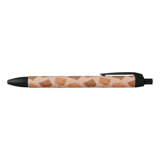 Stylo Noir Capybara (Haut)
