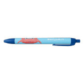 Stylo Noir Caricature de crabe rouge cuite (Bas)