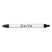 Stylo Noir Carlo (Devant)