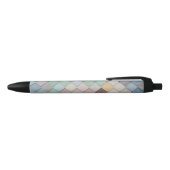 Stylo Noir Carreaux multicolores (Haut)
