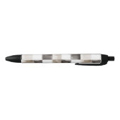 Stylo Noir Carrés Noir Blanc Brun (Bas)