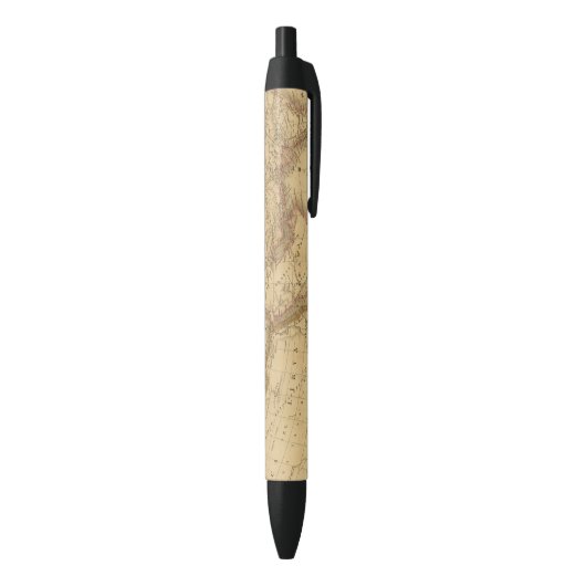 Stylo Noir Carte antique (Bas (Vertical))