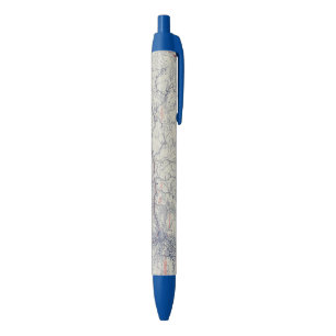 Stylo Noir Carte automatique de traînées du fonctionnaire