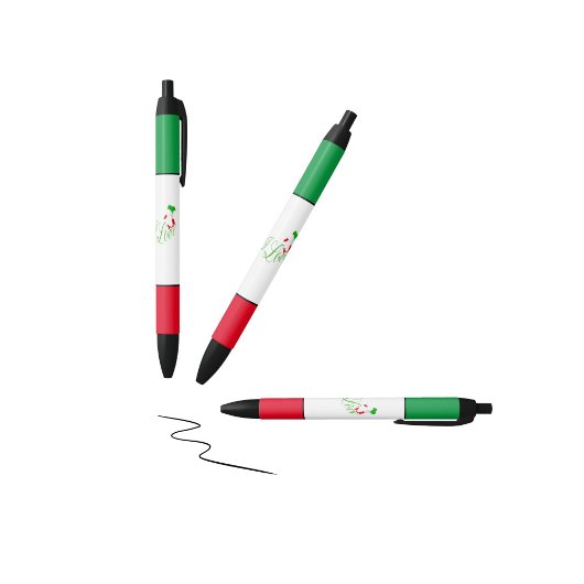 Stylo Noir Carte de l'Italie