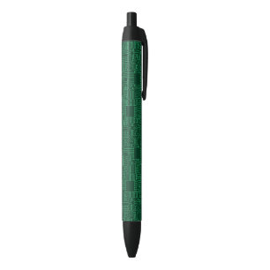 Stylo Noir Carte d'ordinateur