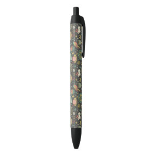 Stylo Noir Carte lumineuse savoureuse de thé