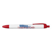 Stylo Noir Carte République Dominicaine (Haut)