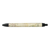 Stylo Noir Carte simple Asie (Devant)