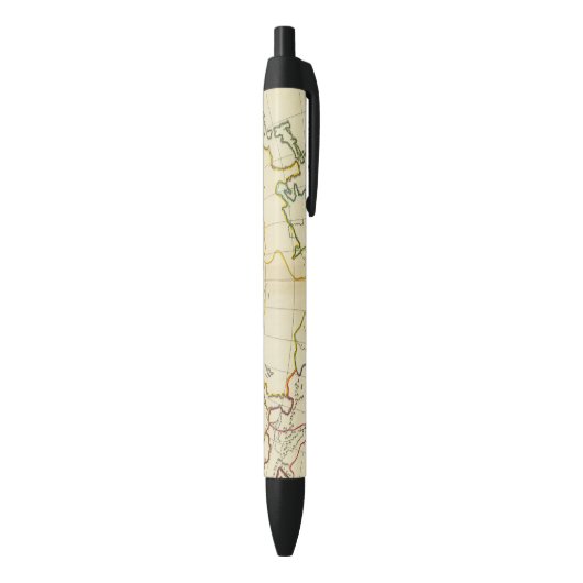 Stylo Noir Carte simple Asie (Bas (Vertical))