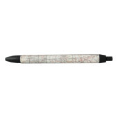 Stylo Noir Carte squelettique (Devant)