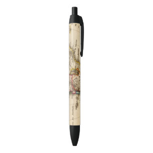 Stylo Noir Carte sud-américaine