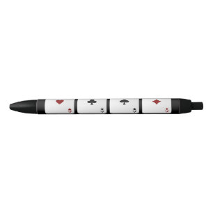 Stylo Noir Cartes de lecture Ace