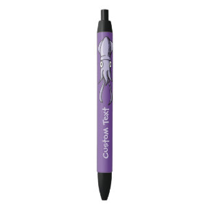 Stylo Noir Cartoon de calmar