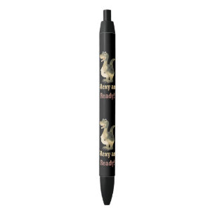 Stylo Noir Cartoon T-Rexy et Ready Dino