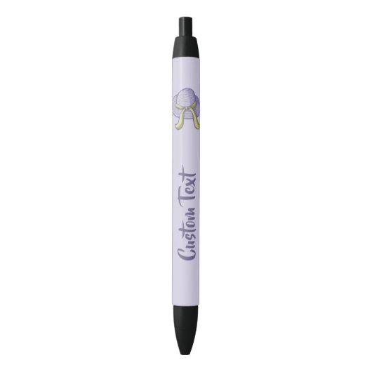 Stylo Noir Casquette de paille Lilac (devant Vertical)
