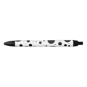 Stylo Noir Centaines de points et cercles noirs dans la