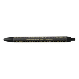 Stylo Noir Centenarian, 100th Birthday Number Motif