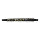 Stylo Noir Centenarian, 100th Birthday Number Motif (Dos)