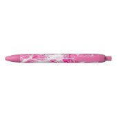 Stylo Noir Cercles Abstraits roses-filles (Dos)