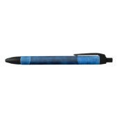 Stylo Noir Cercles de lune bleue (Haut)