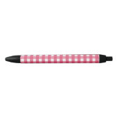 Stylo Noir Cerise en vichy (Devant)