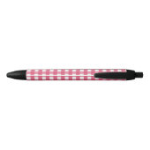 Stylo Noir Cerise en vichy (Dos)