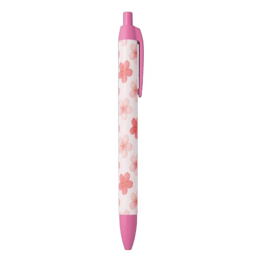 Stylo Noir Cerisier en fleurs (Bas (Vertical))