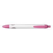 Stylo Noir C'est une fille Bébé Rattle Rose Star Bow Faire-pa (Dos)