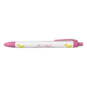 Stylo Noir C'est une fille Bienvenue Baby Yellow Ducky Faire- (Haut)