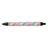 Stylo Noir Chaîne de couleurs (Devant)