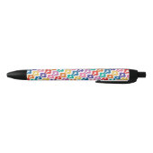 Stylo Noir Chaîne de couleurs (Bas)