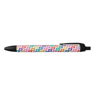 Stylo Noir Chaîne de couleurs