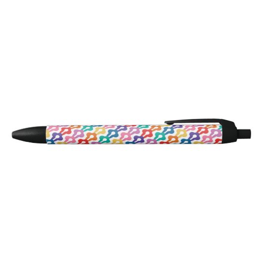 Stylo Noir Chaîne de couleurs (Haut)