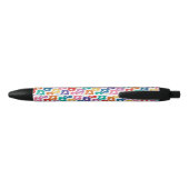 Stylo Noir Chaîne de couleurs (Dos)