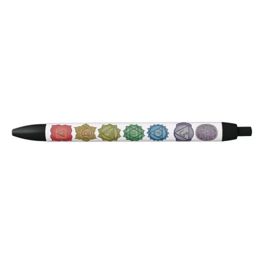 Stylo Noir Chakra pencil (Devant)