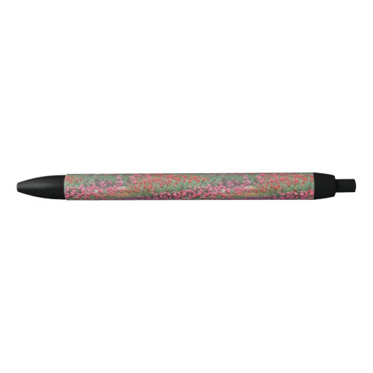 Stylo Noir Champ De Tulipes (Devant)