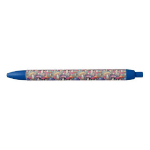 Stylo Noir Champignon multicolore w Monogramme