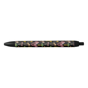 Stylo Noir Champignons, Lichen et champignons colorés