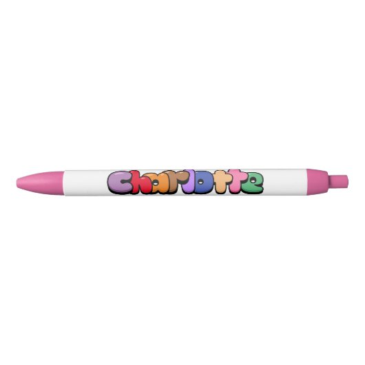 Stylo Noir Charlotte (Devant)