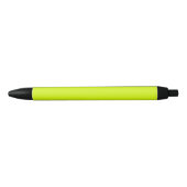 Stylo Noir Chartreuse Couleur jaune uni (Devant)