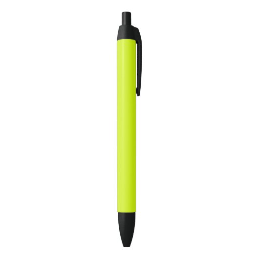 Stylo Noir Chartreuse Couleur jaune uni (Bas (Vertical))
