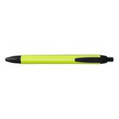 Stylo Noir Chartreuse Couleur jaune uni (Dos)