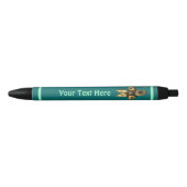 Stylo Noir Chasseur Inuit Fractal (Devant)