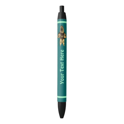 Stylo Noir Chasseur Inuit Fractal (devant Vertical)
